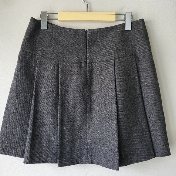 Simons Icōne Grey Pleated Skirt Size 6 - Picture 2 of 11